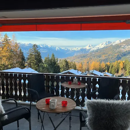 Résidence Robin Des Bois, Crans-montana, Luxueux Avec Vue Imprenable Appartement